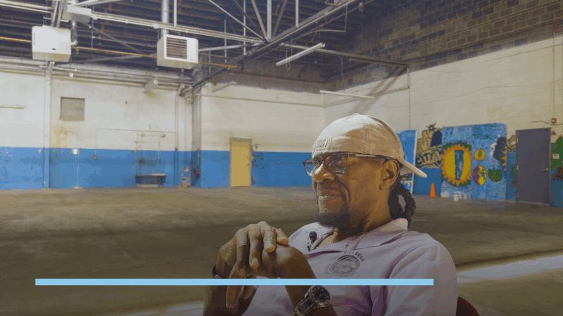 Reverend Leon Kelly sits inside the Tramway Nonprofit Center in Denver, reflecting on decades of youth mentorship in the Cole neighborhood.