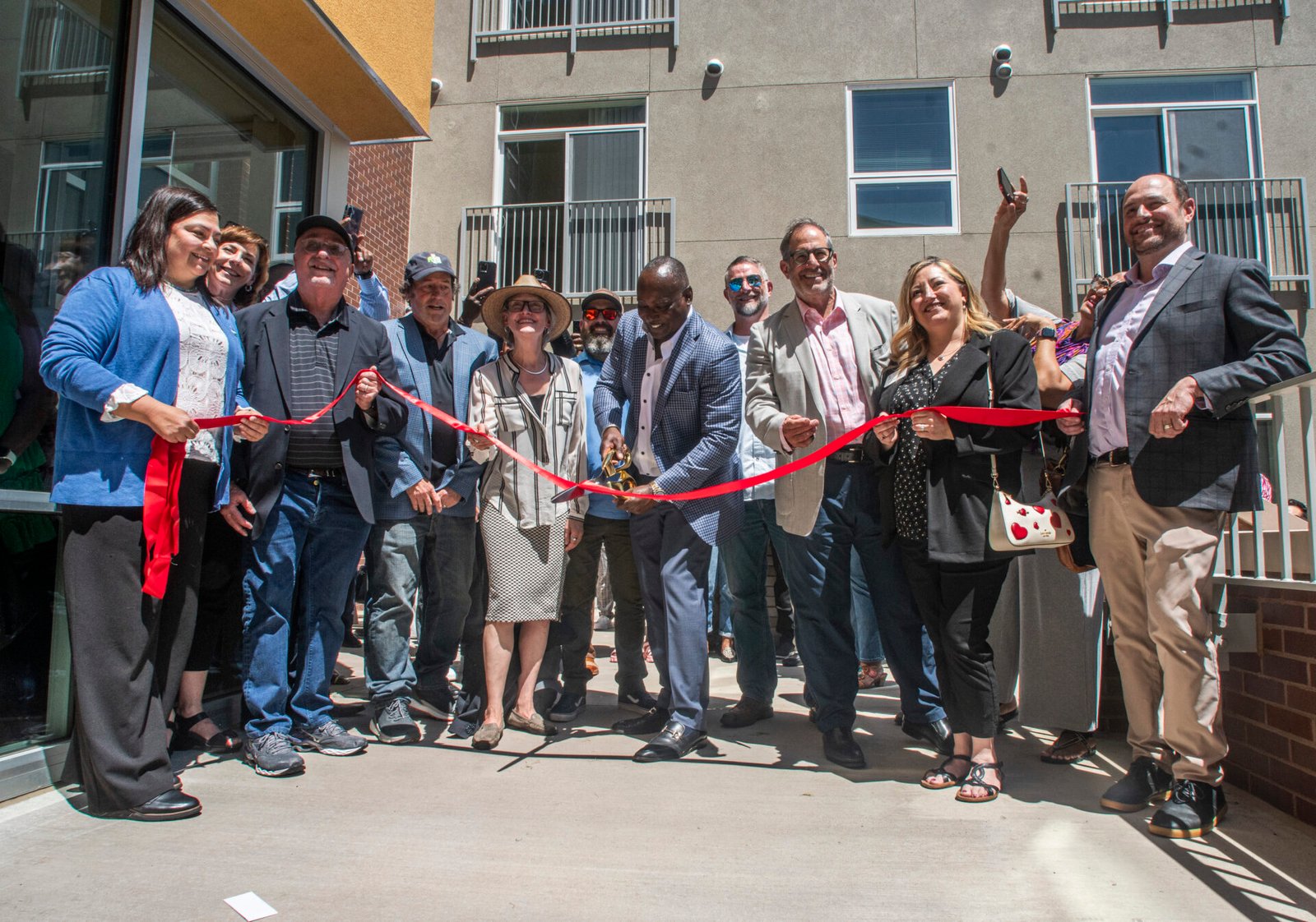 Ribbon Cutting at SP Crossing